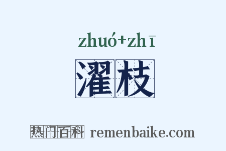 濯枝是什么意思的图片